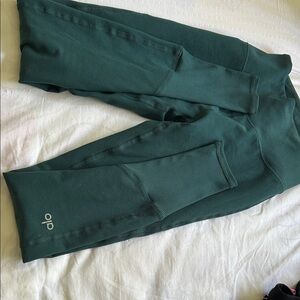 ALO Yoga Deep Green Active Leggings